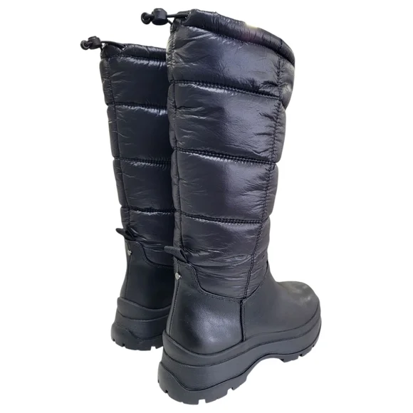 Noize Aya Puffer Boot Mid Calf Black Winter Warm Padded Cozy Quilted Women’s 9 - Picture 2 of 16